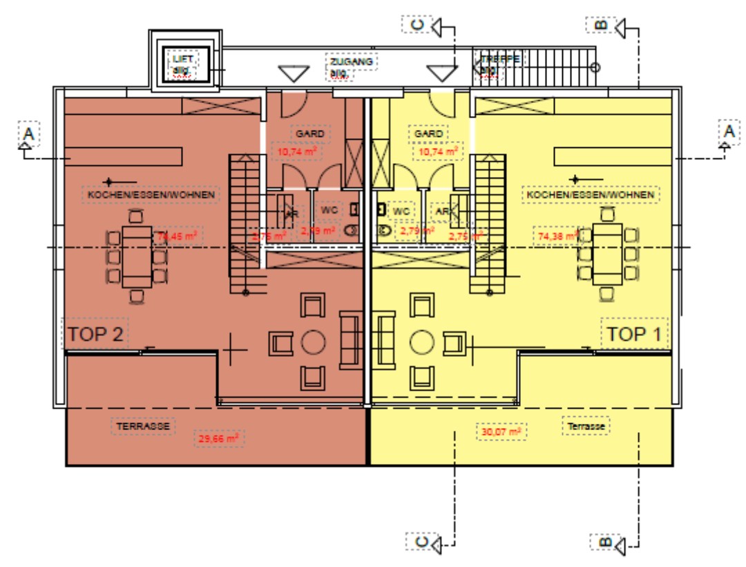 Upper floor Layout